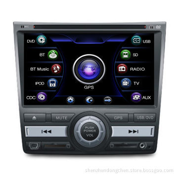 Car DVD Player with 800 x 480 Pixels Resolution, Built-in Bluetooth and GPS